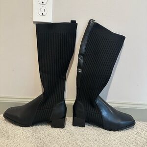 Black Heeled Boots for Women